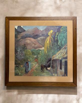 Paul Gauguin stampa “ paesaggio Tahitiano”