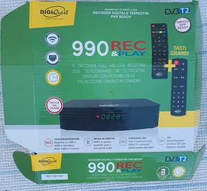 Decidere DIGIQuest 990 Rec e Play  DVB  T2