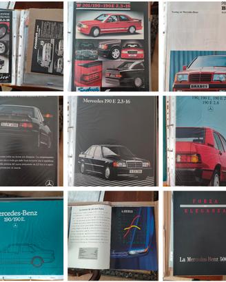 collezione depliant mercedes w124 w201 e500