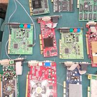 SCHEDE VIDEO,AUDIO,MODEM,PROCESSORI E VARI ACCESSO