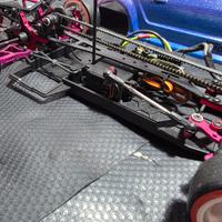 Automodello 1/10 Drift tutta in carbonio alluminio