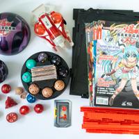 Lotto 18 Bakugan + Accessori e Gadget Extra