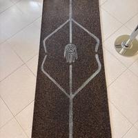 Tappetino yoga in sughero fatto a mano