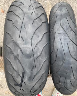 Gomme moto dunlop 120/70- 190/55 zr 17