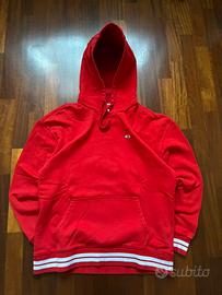 Felpa rossa Tommy Jeans con cappuccio – Taglia S