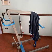 Sollevatore oleodinamico manuale + imbracatura