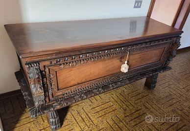 Cassa panca fine '800, completamente ristrutturata