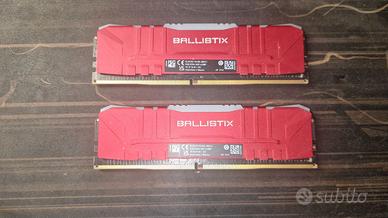RAM DDR4 CRUCIAL BALLISTIX 3600MH 2X8GB LED