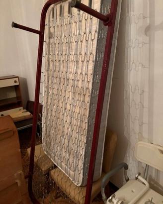 LETTO SINGOLO RETE + MATERASSO