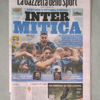 GAZZETTA DELLO SPORT 7 MAGGIO 2025  INTER MITICA