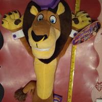 Peluche Alex Madagascar 3 cappello viola NUOVO