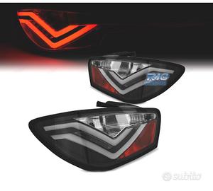 FANALI PER SEAT IBIZA 08-12 LIGHT BAR FONDO NERO 3