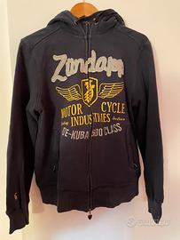 Felpa con zip uomo L blu De Kuba