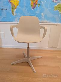 Sedia Girevole Scrivania IKEA ODGER - Beige