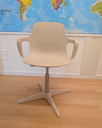 Sedia Girevole Scrivania IKEA ODGER - Beige