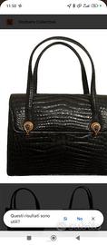 Borse vintage in pelle di coccodrillo