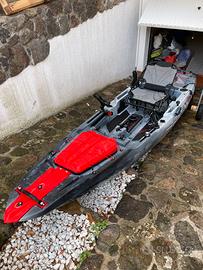 Kayak a pedali Bigmama Triken405, 2.0 accessoriato