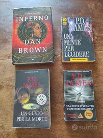 N.4 libri gialli/thriller/polizieschi 