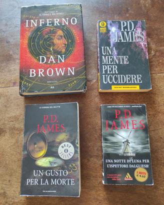 N.4 libri gialli/thriller/polizieschi 