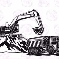 Escavatorista Palista Autista di Cantiere 