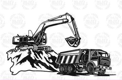 Escavatorista Palista Autista di Cantiere 