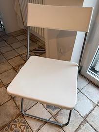 6 Sedie pieghevole ikea buono stato