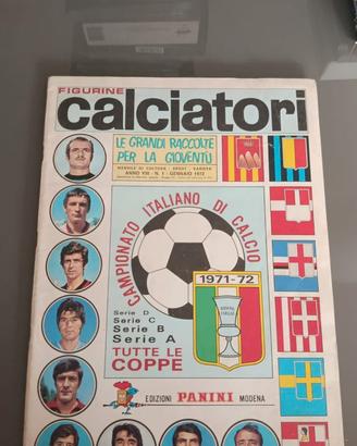 album figurine calciatori 1971-72 panini