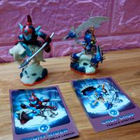 Lotto 2 skylanders con carte Fright rider chopchop