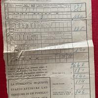 Biglietto Carrozze letti 1949