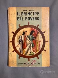 Libro Il principe e il Povero, 1956, vintage