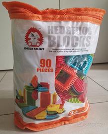 HEDGEHOG BLOCKS - Sacca 90 pz. Costruzioni a Petti