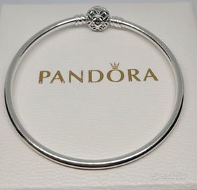 Bracciale Rigido Pandora Chiusura Decorata 