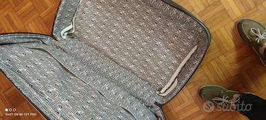 Grande Valigia grigia perfetta per viaggi in auto