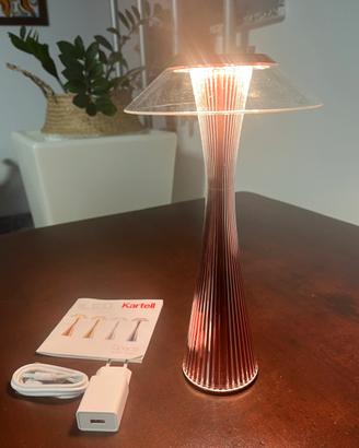 Lampada Kartell - Space - colore rosso , a Led