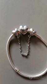 Pandora CUORI DI MICKEY Catena di Sicurezza