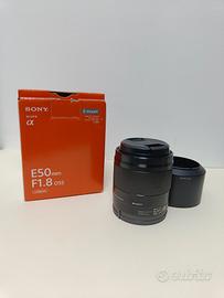 Sony SEL50F18 OSS E-mount mirrorless APS-C