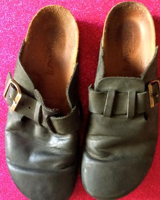 Scarpe vera pelle tipo ecologico n. 39