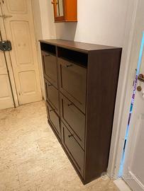Ikea Brusali Scarpiera a 3 scomparti Legno €55