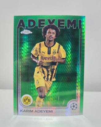 Topps Chrome UEFA 24/25: Karim Adeyemi numerata 99