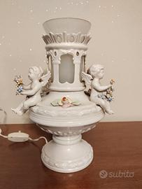 lampada con putti
