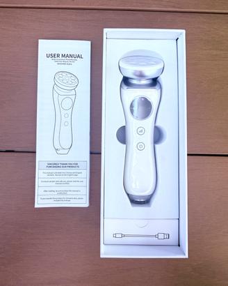Dispositivo Viso LED Ultrasuoni Ricaricabile
