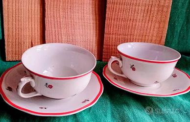 Tazze Art Deco RFH Porzellan Czechoslovakia '30