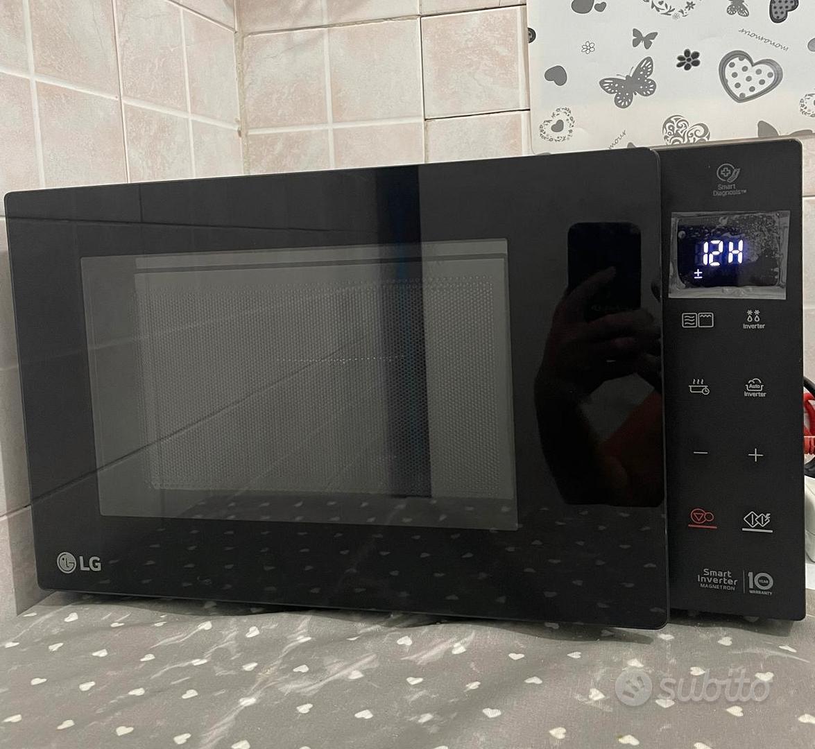 LG Microonde Smart Inverter Con Grill 23L - 1000W, Nero Fumè, Programmi Automatici - Foto 5