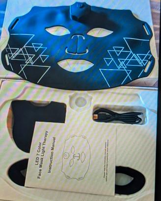 Maschera viso professionale led in silicone Antiag