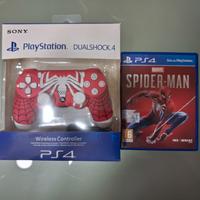 SPIDERMAN joystick +gioco per PLAYSTATION 4 ps4