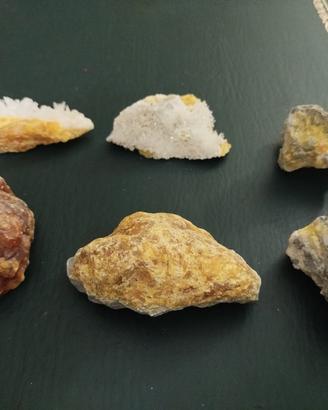 Set di 6 pietre minerarie della Sicilia