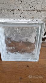 vetromattoni trasparenti 24 cm