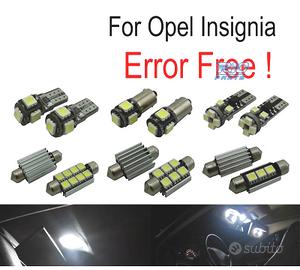 KIT 12 LAMPADE LED INTERNE OPEL INSIGNIA SEDAN BER