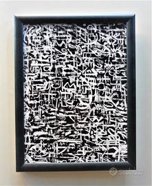 Quadro La Nuit di Alechinsky con cornice