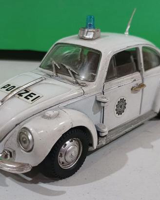 polistil 1/25 volkwagen maggiolino polizei